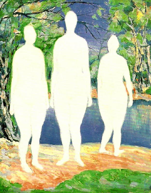 Kazimir Malevich bathing women oil painting picture